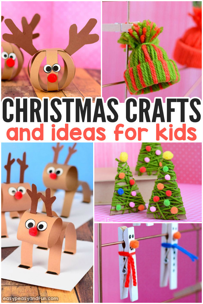 Christmas Artwork Ideas For Toddlers
 Festive Christmas Crafts for Kids Tons of Art and