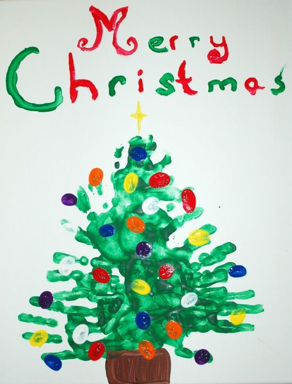 Christmas Artwork Ideas For Toddlers
 More Easy DIY Christmas Art for kids