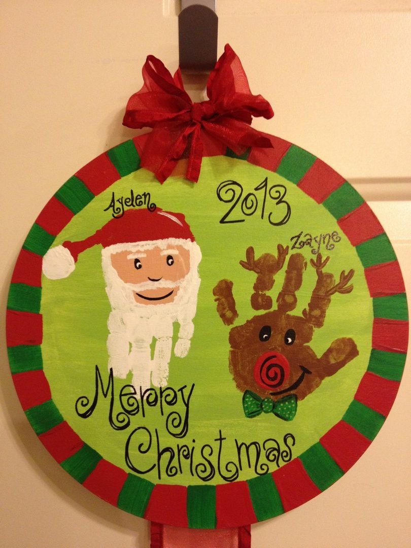 Christmas Artwork Ideas For Toddlers
 21 Cute and Fun Christmas Handprint and Footprint Crafts