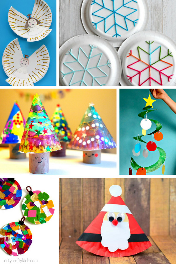 Christmas Artwork Ideas For Toddlers
 Fabulous Paper Plate Christmas Crafts Arty Crafty Kids