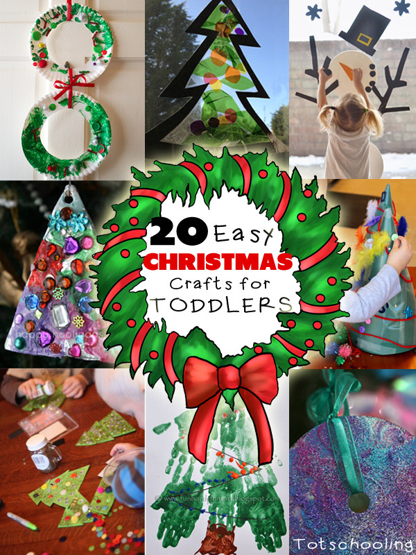 Christmas Artwork Ideas For Toddlers
 20 Easy Christmas Crafts for Toddlers