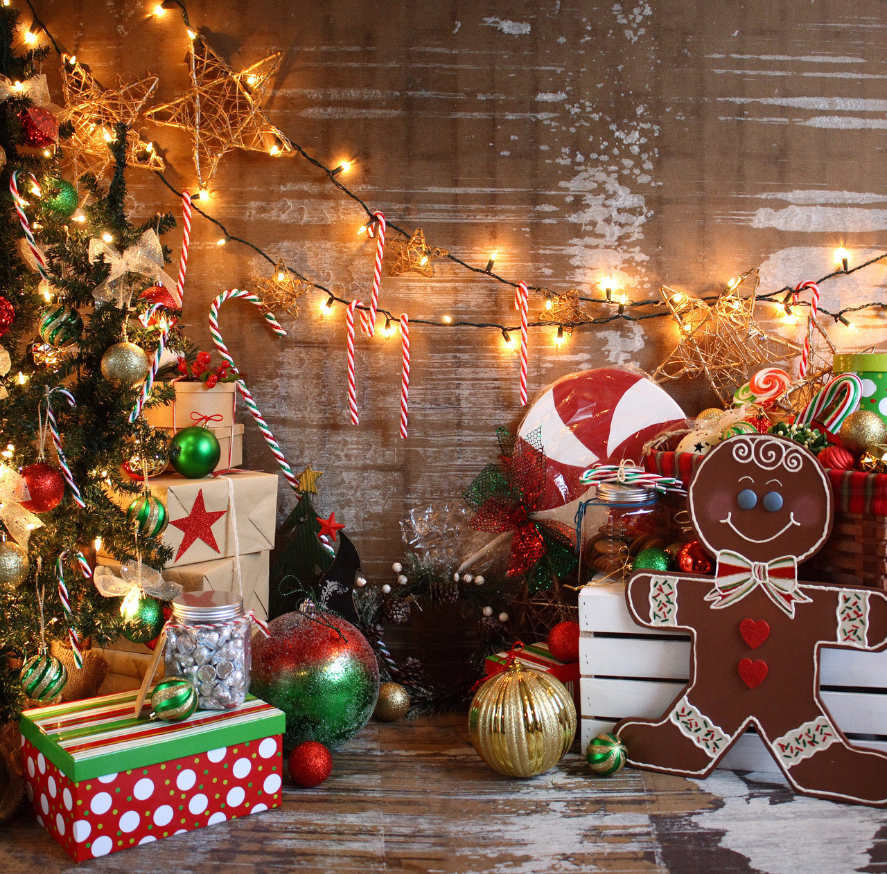 Christmas Backdrops DIY
 Gingerbread Man Backdrops Canada