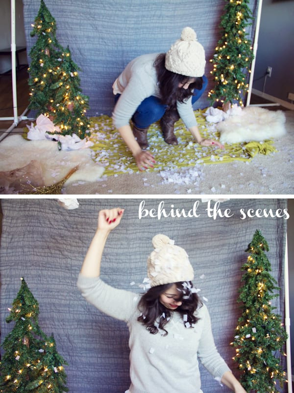 Christmas Backdrops DIY
 DIY Holiday Backdrop