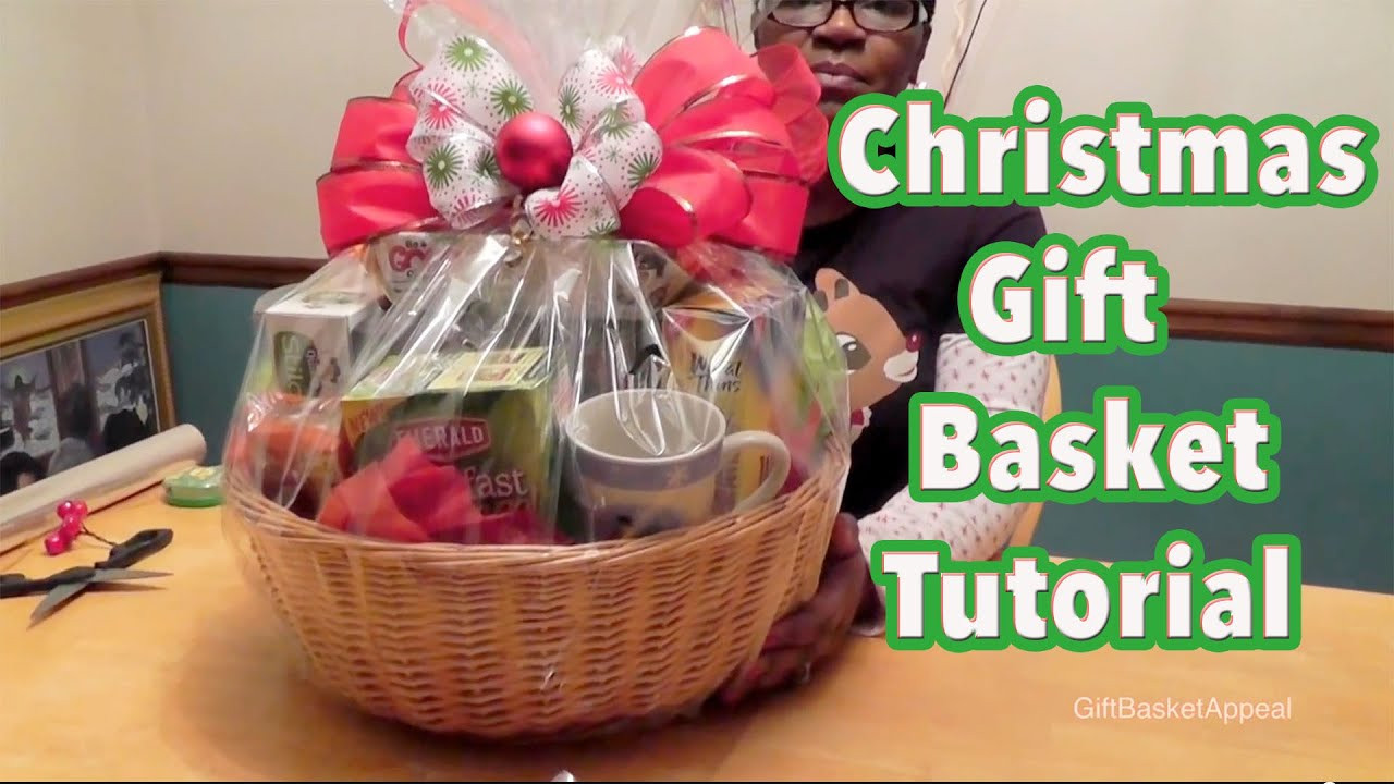 Christmas Baskets DIY
 DIY Gift Basket Tutorial Christmas Gift Basket