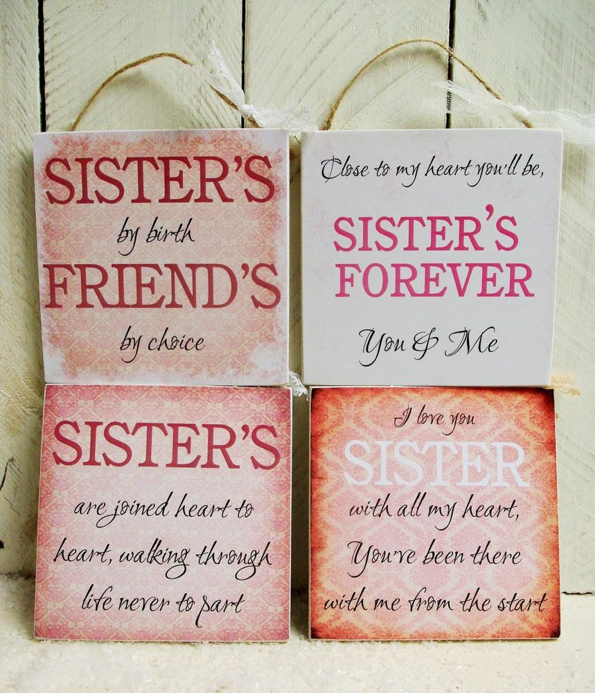 Christmas Birthday Quotes
 handmade plaque sign t present sister sayings quotes