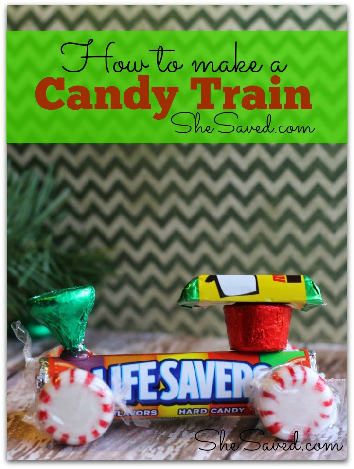 Christmas Candy Train
 Christmas Lifesaver Candy Train Craft SheSaved