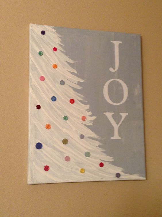 Christmas Canvas Painting Ideas
 20 Stunning Christmas Canvas Paintings