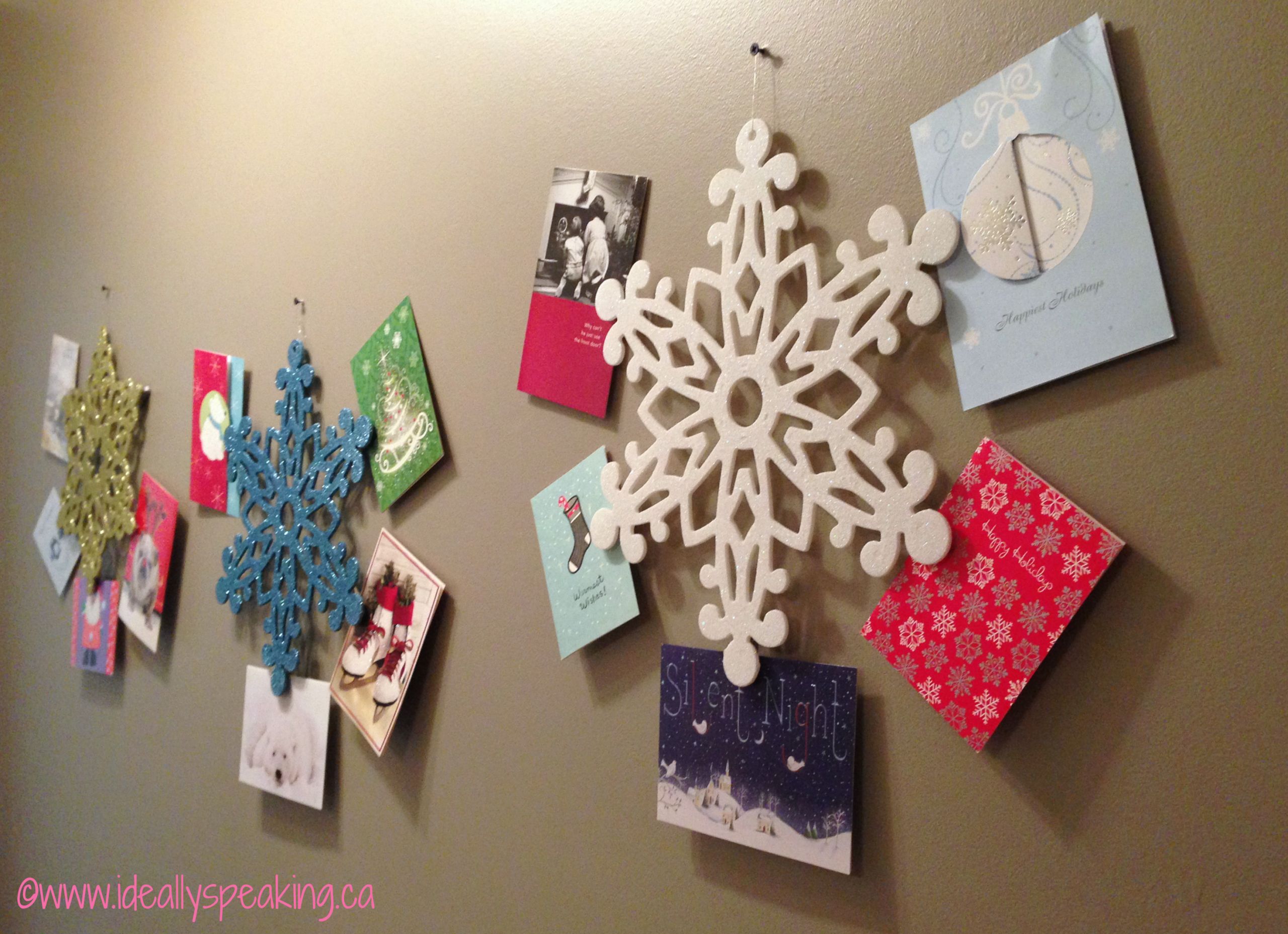 Christmas Card DIY
 Easy DIY Christmas Card Wreath Ideally speaking