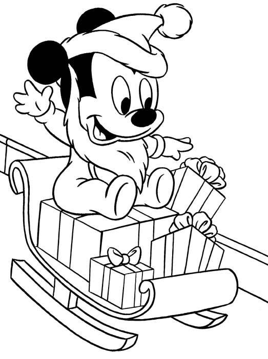 Christmas Coloring Books For Children
 Free Disney Christmas Printable Coloring Pages for Kids