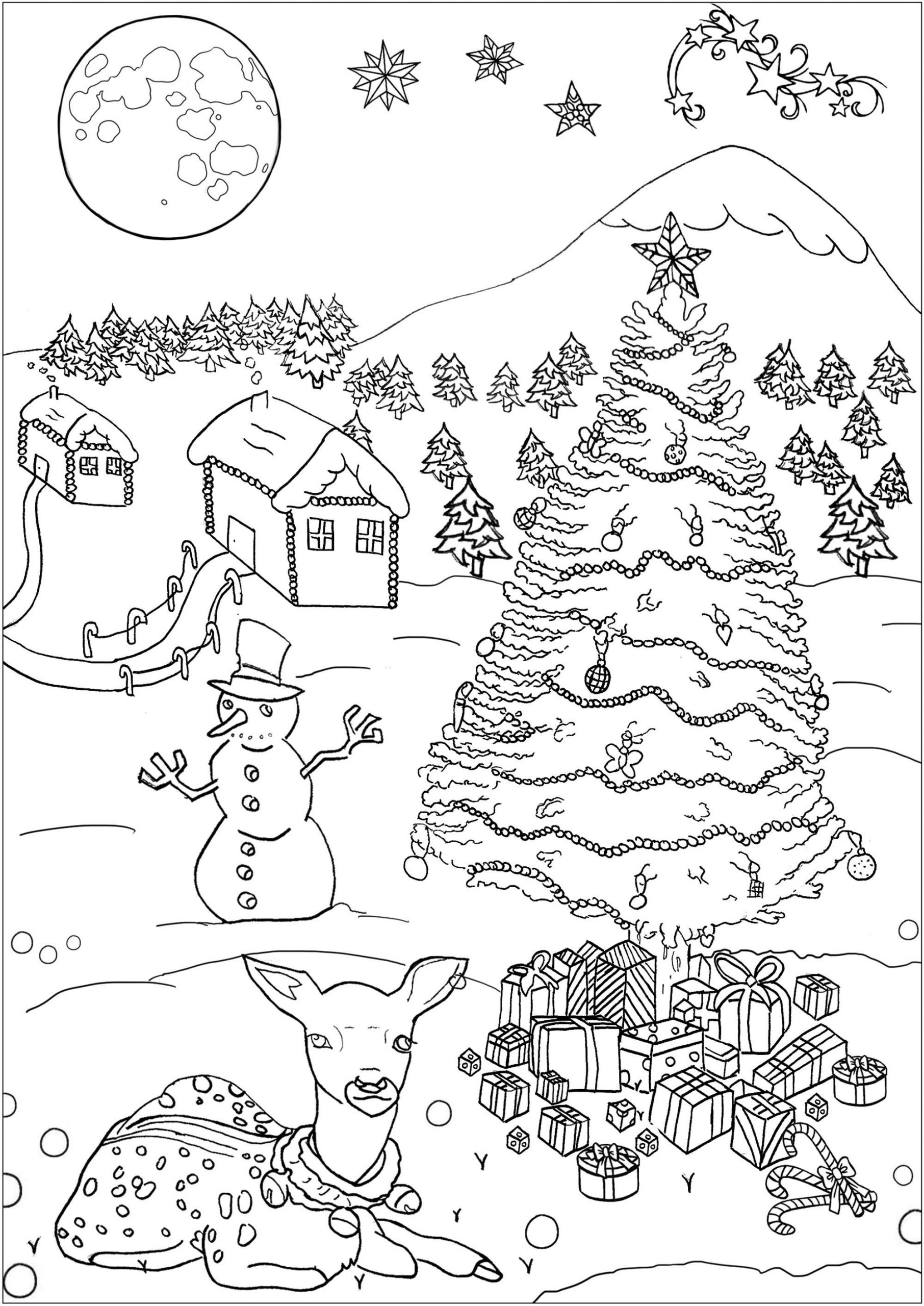 Christmas Coloring Books For Children
 Christmas free to color for children Christmas Kids