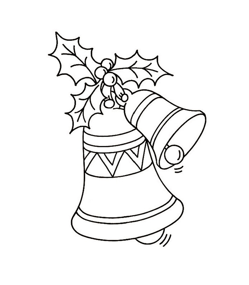 Christmas Coloring Books For Children
 Free Printable Bell Coloring Pages For Kids