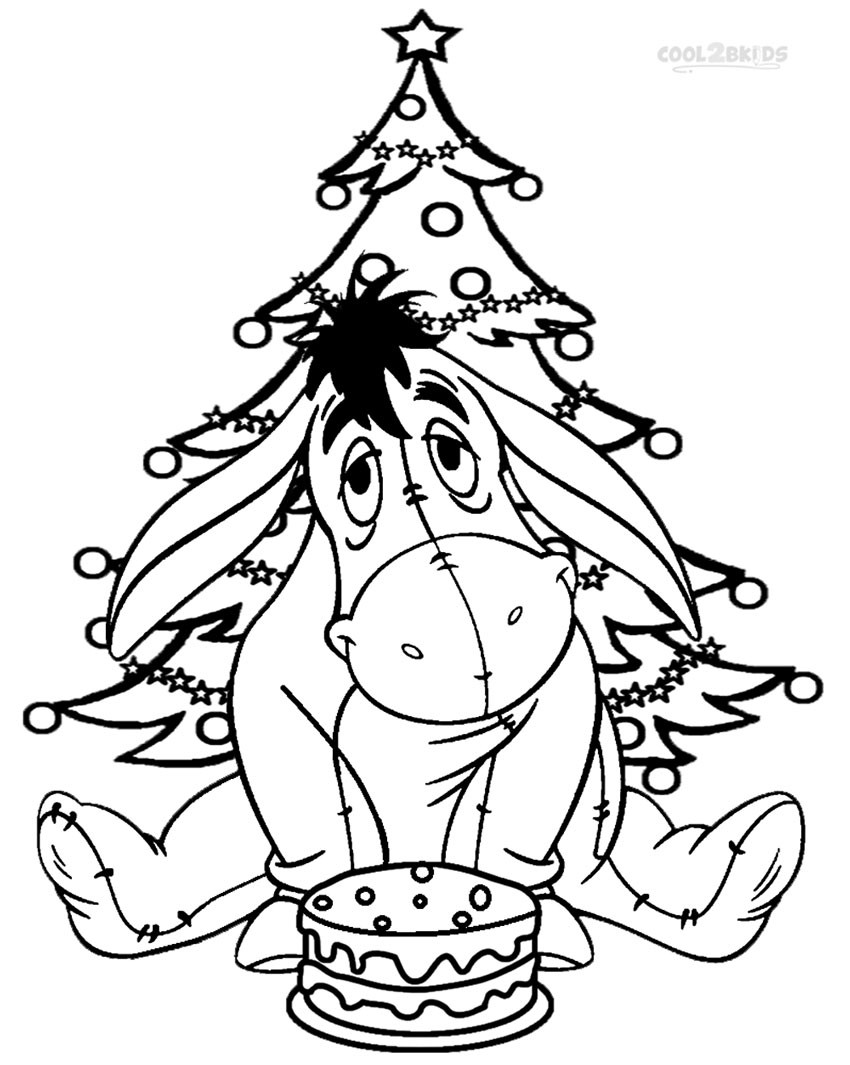 Christmas Coloring Books For Children
 Printable Eeyore Coloring Pages For Kids