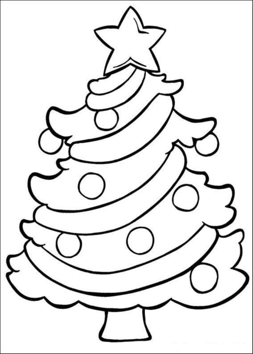 Christmas Coloring Pages Printable
 50 Christmas Tree Printable Templates