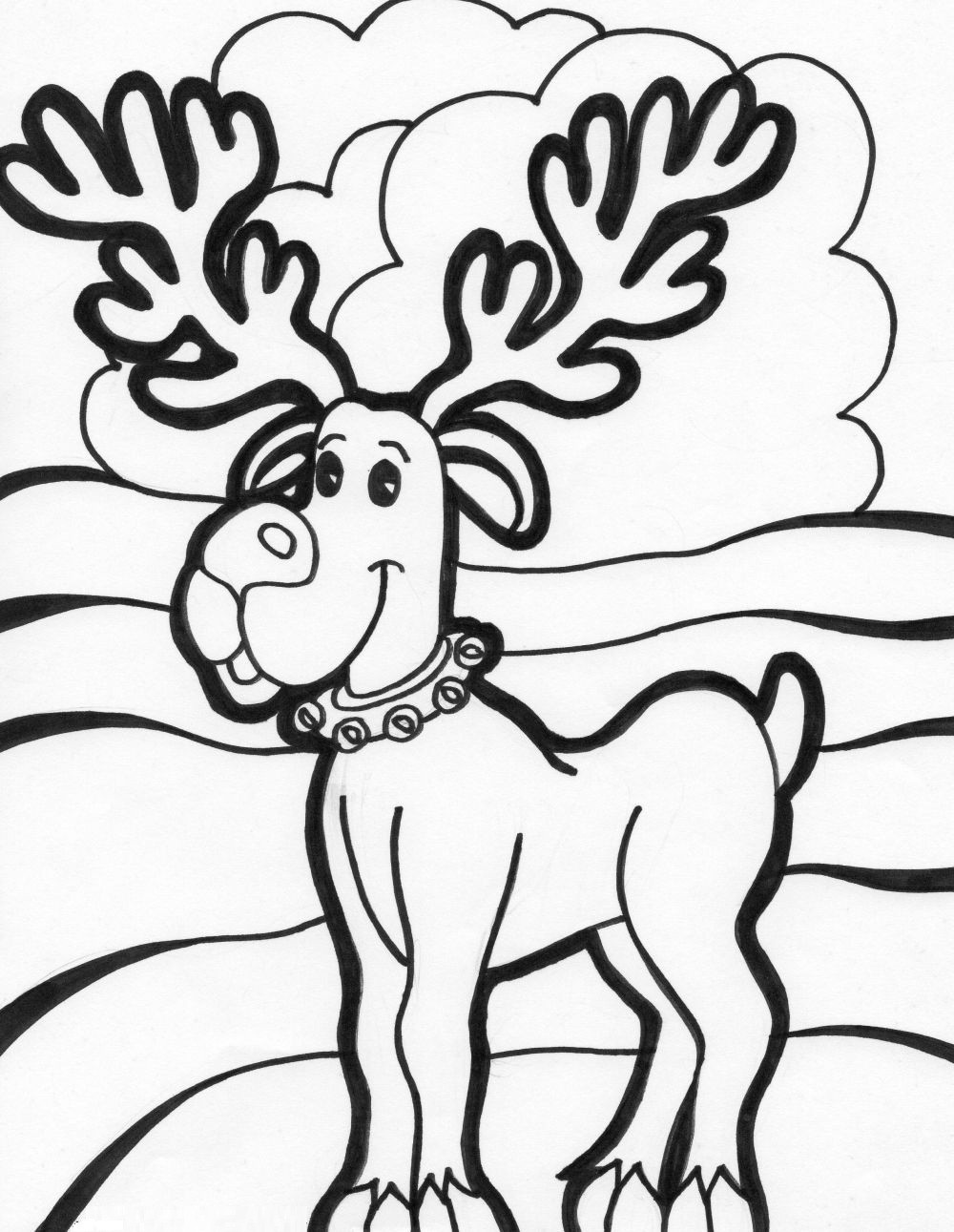 Christmas Coloring Pages Printable
 Christmas Coloring Page – Wallpapers9