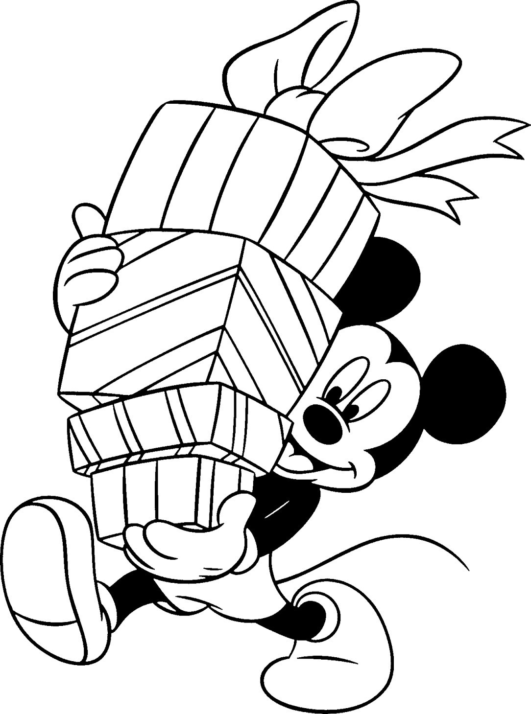 Christmas Coloring Sheets For Kids
 Free Disney Christmas Printable Coloring Pages for Kids