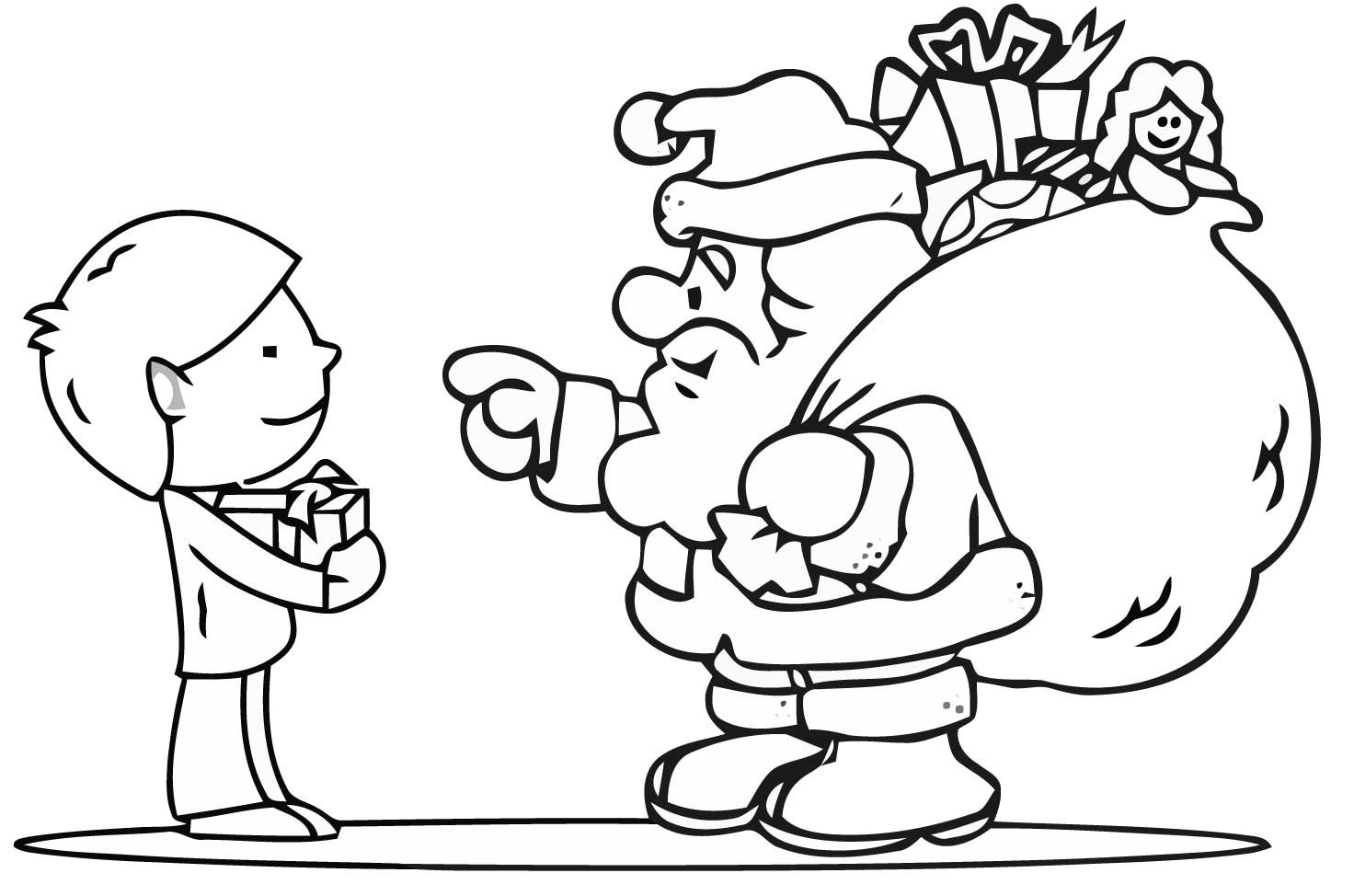 Christmas Coloring Sheets For Kids
 Free Christmas Colouring Pages For Children