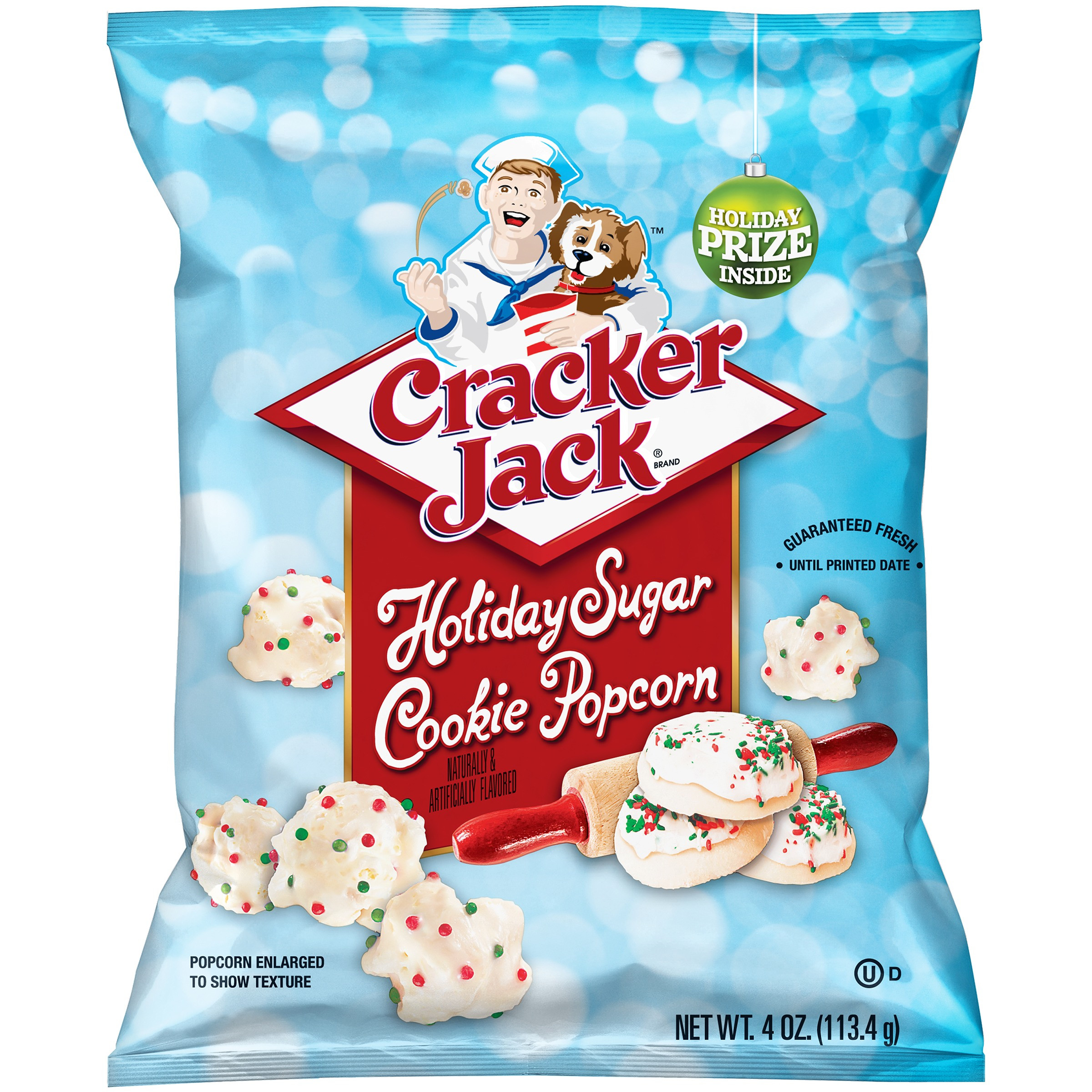 Christmas Cookies Movie 2020
 Cracker Jack Holiday Sugar Cookie Popcorn 4 oz Box
