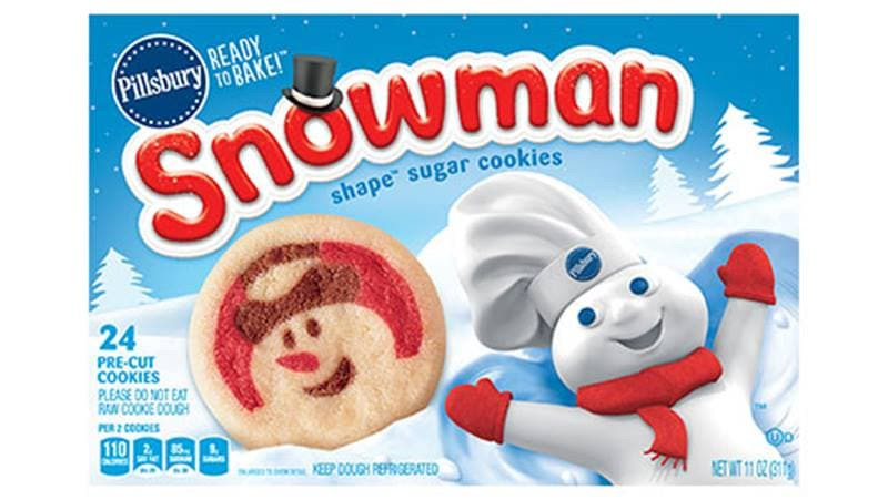Christmas Cookies Pillsbury
 Pillsbury™ Shape™ Snowman Sugar Cookies Pillsbury