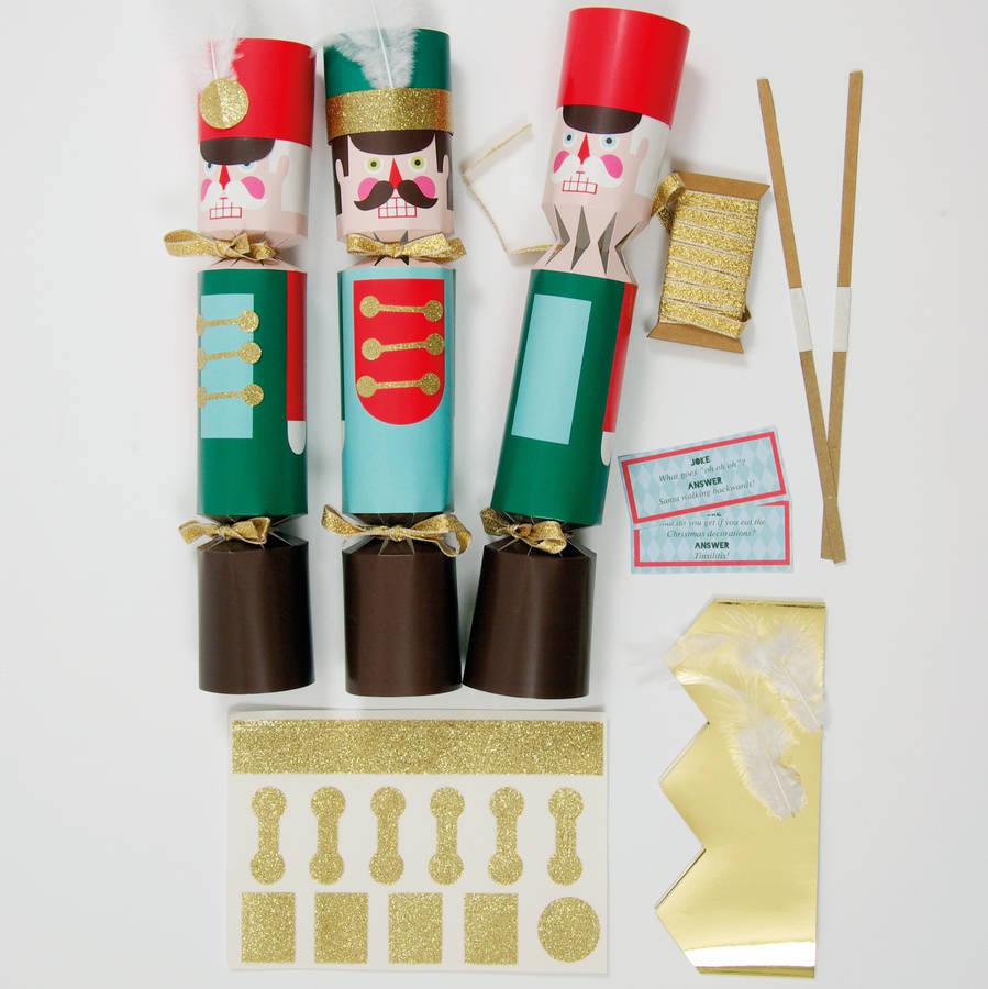 Christmas Cracker DIY
 diy nutcracker christmas cracker kit for 10 by little baby