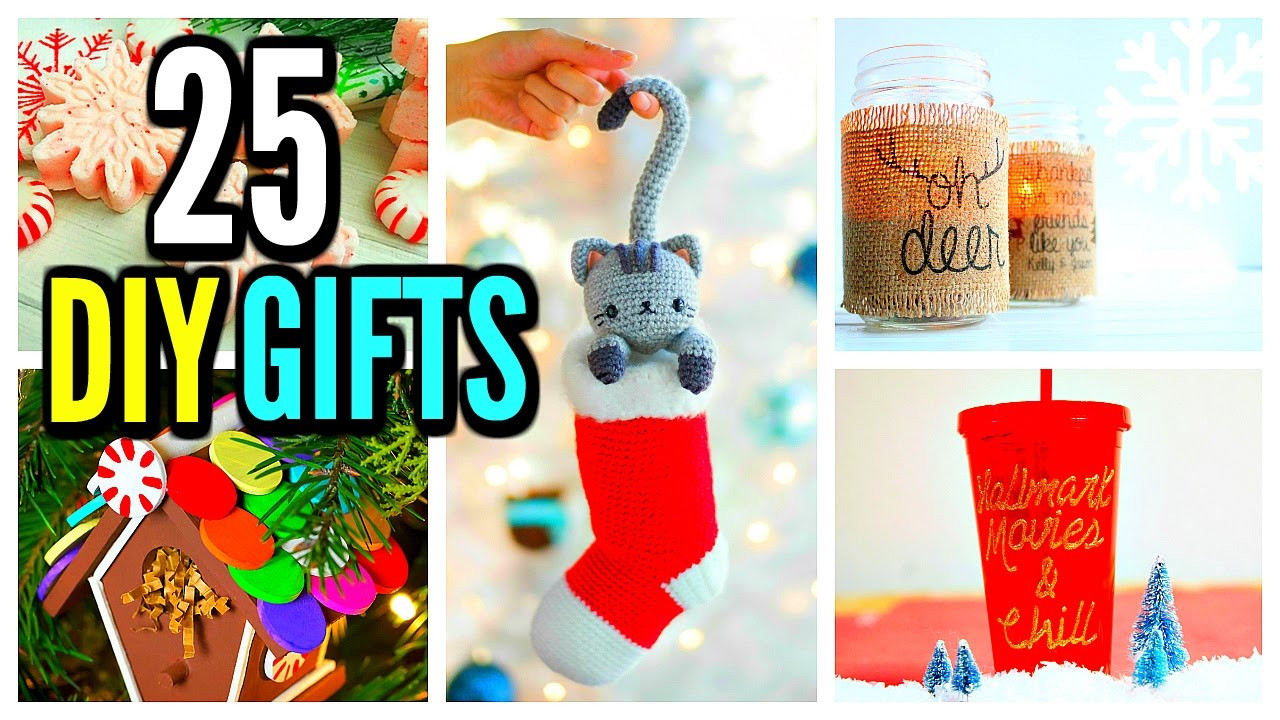 Christmas Craft Gift Ideas
 25 DIY CHRISTMAS GIFTS Gift Ideas & Christmas Crafts 2016