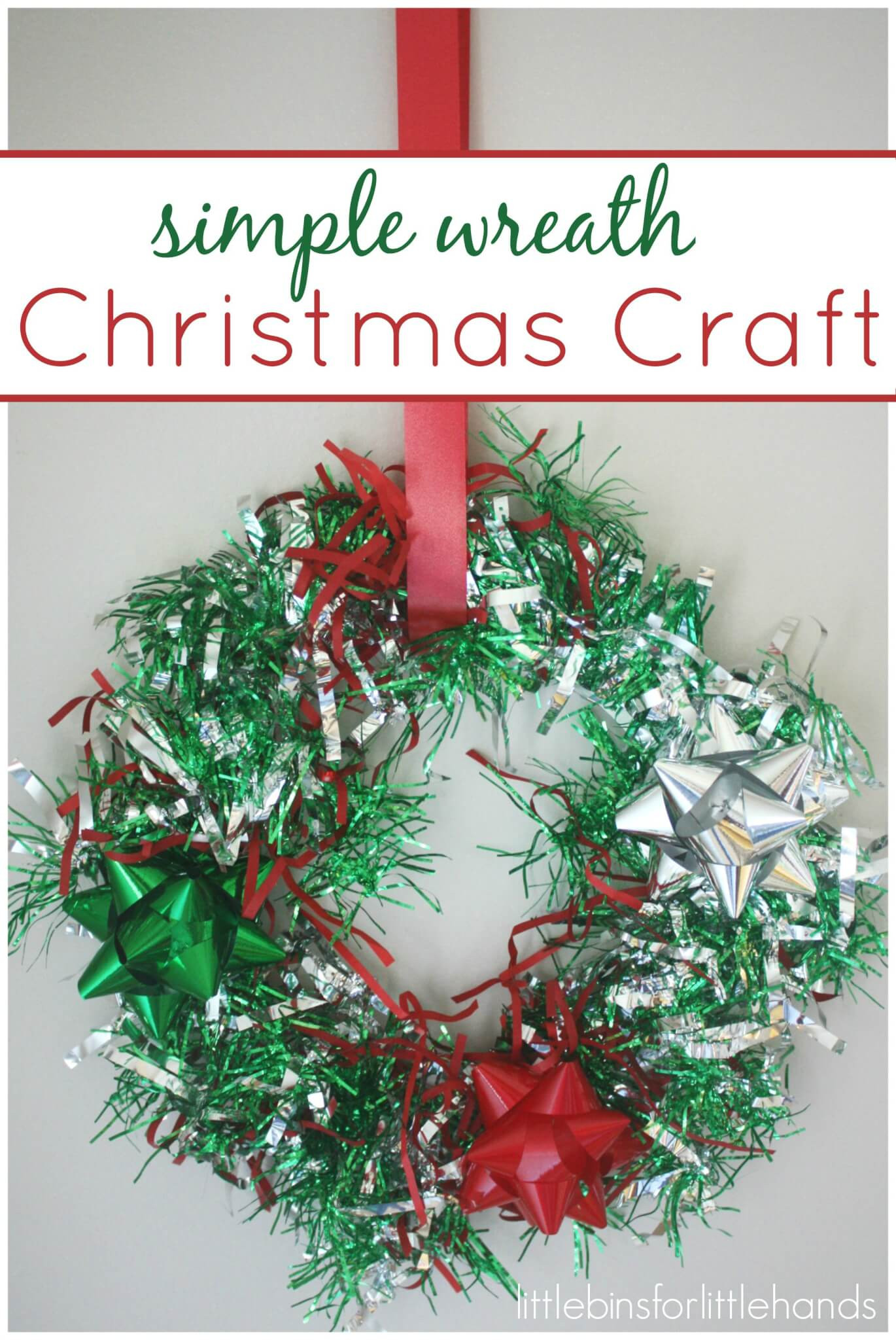 Christmas Craft Images
 Christmas Wreathe Craft Activity for Kids