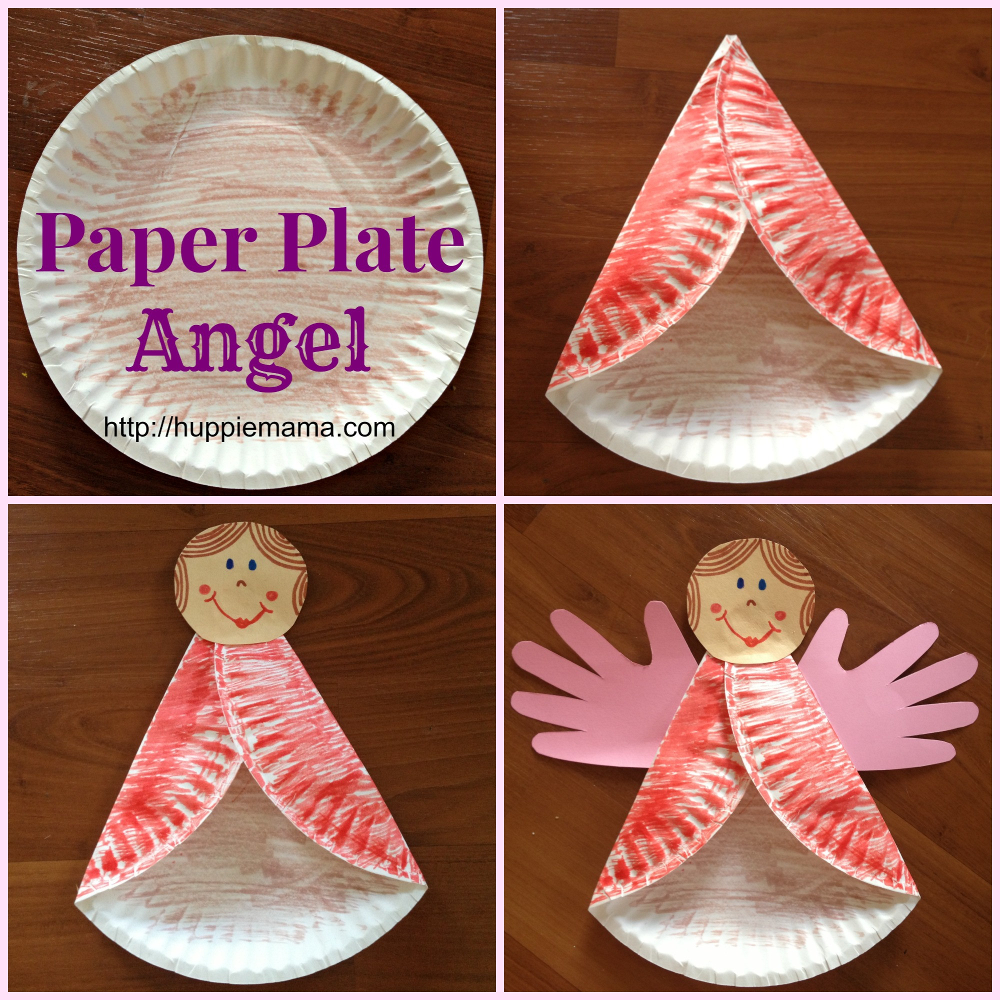 Christmas Crafts For Preschoolers On Pinterest
 Christmas Kids Craft Paper Plate Angel Our Potluck Family