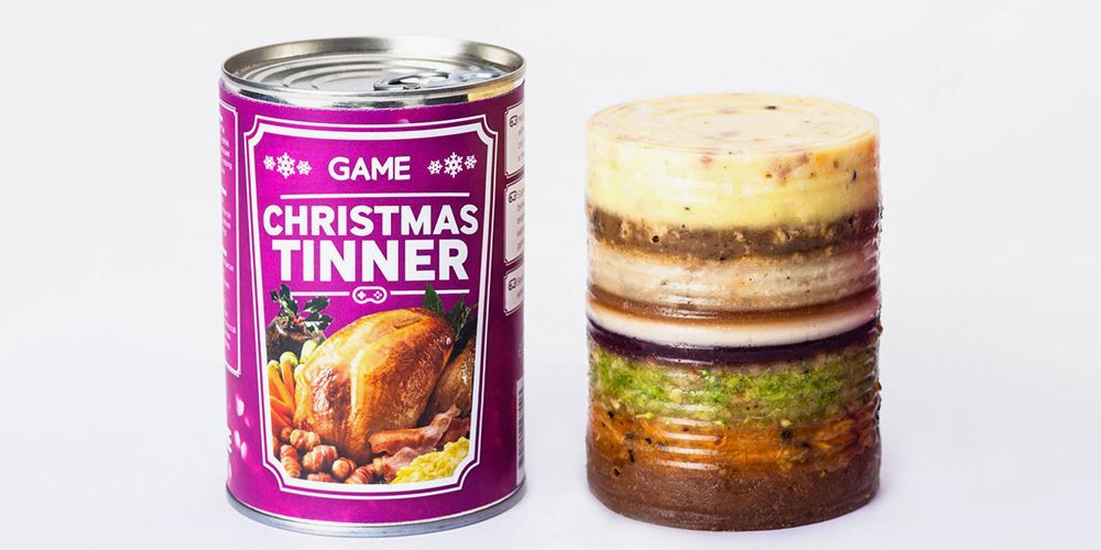 Christmas Dinner In A Can
 For you baws on the move you can dig deep quick for a