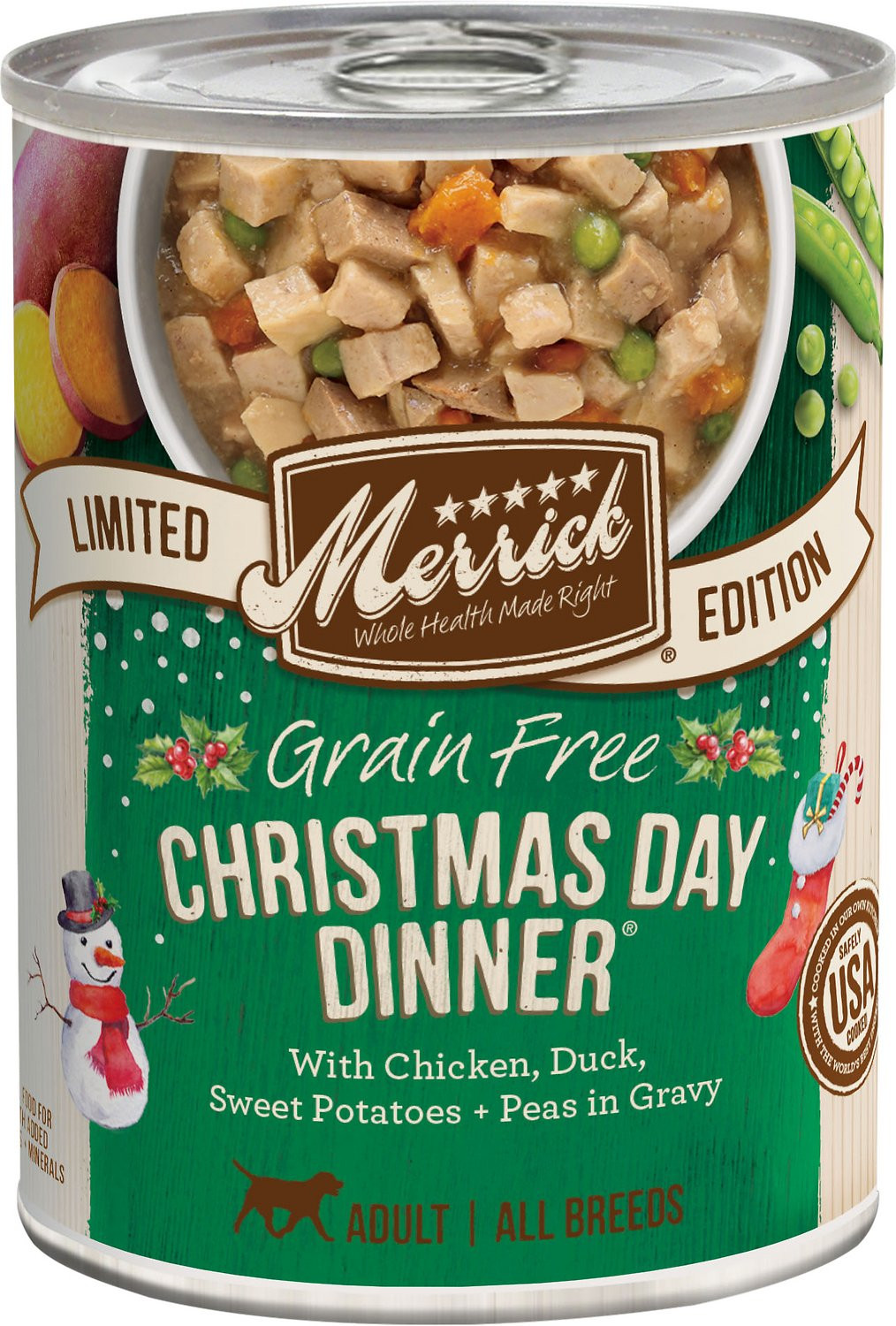 Christmas Dinner In A Can
 Merrick Seasonal Grain Free Christmas Day Dinner Recipe