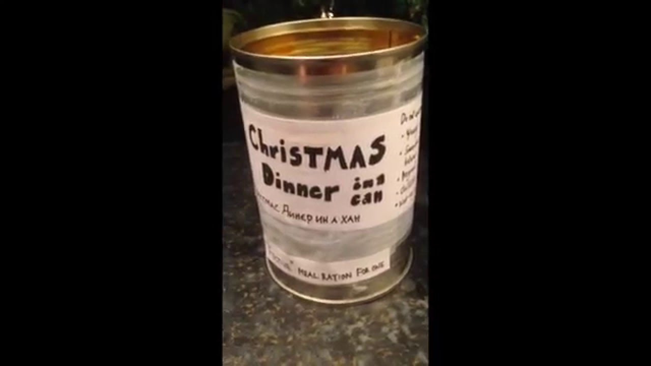 Christmas Dinner In A Can
 Sam Blurton Christmas Dinner in a Can