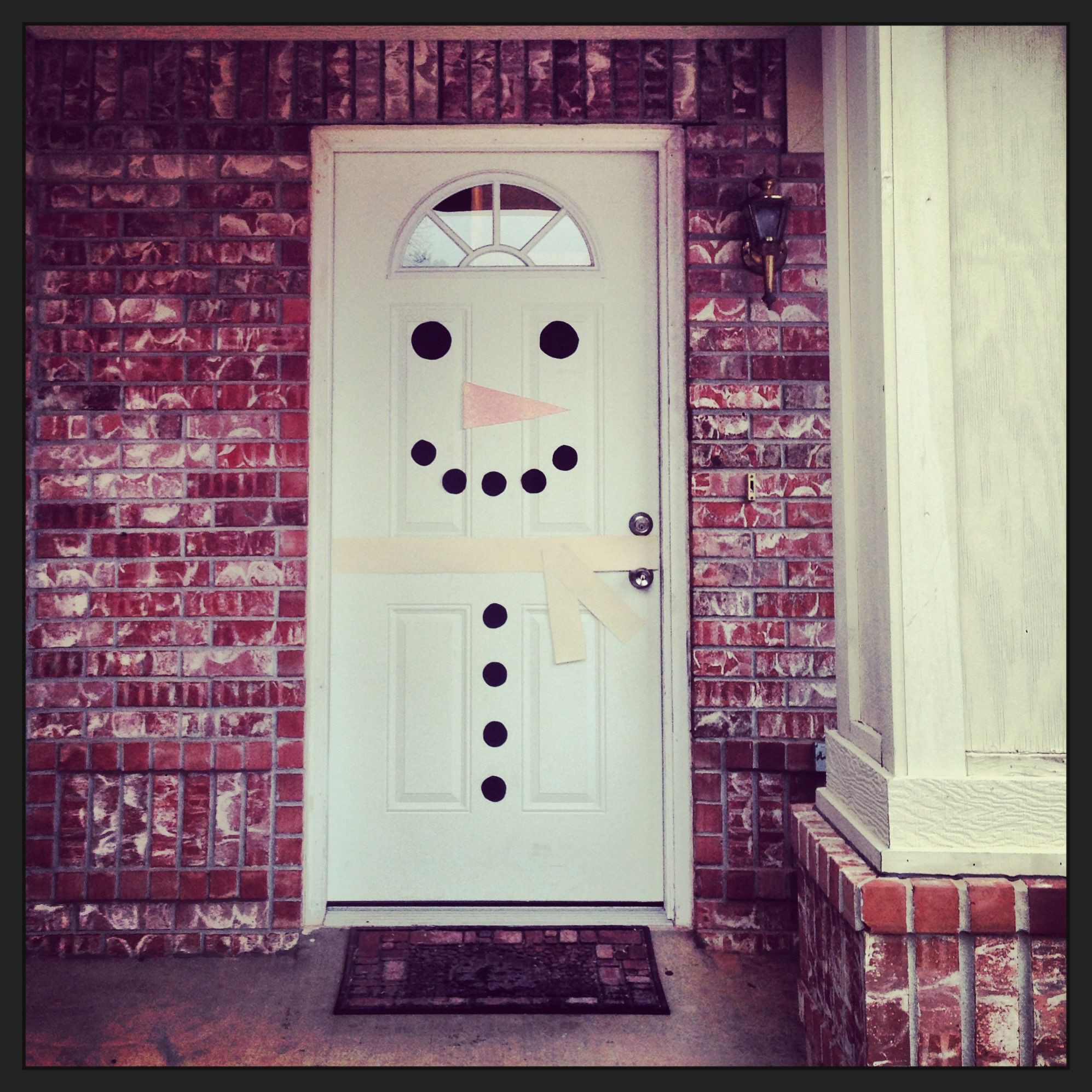 Christmas Door Decorations DIY
 Christmas snowman door decoration diy Christmas