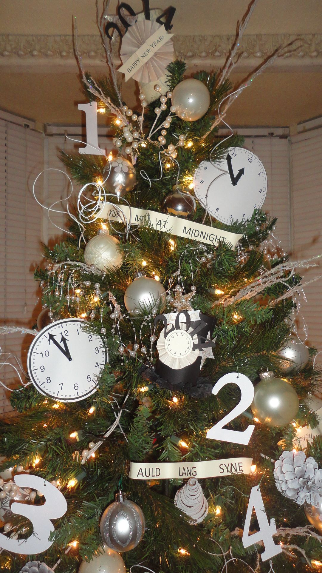 Christmas Eve Party Ideas For Family
 After Christmas I turned my tree into a New Years Eve tree