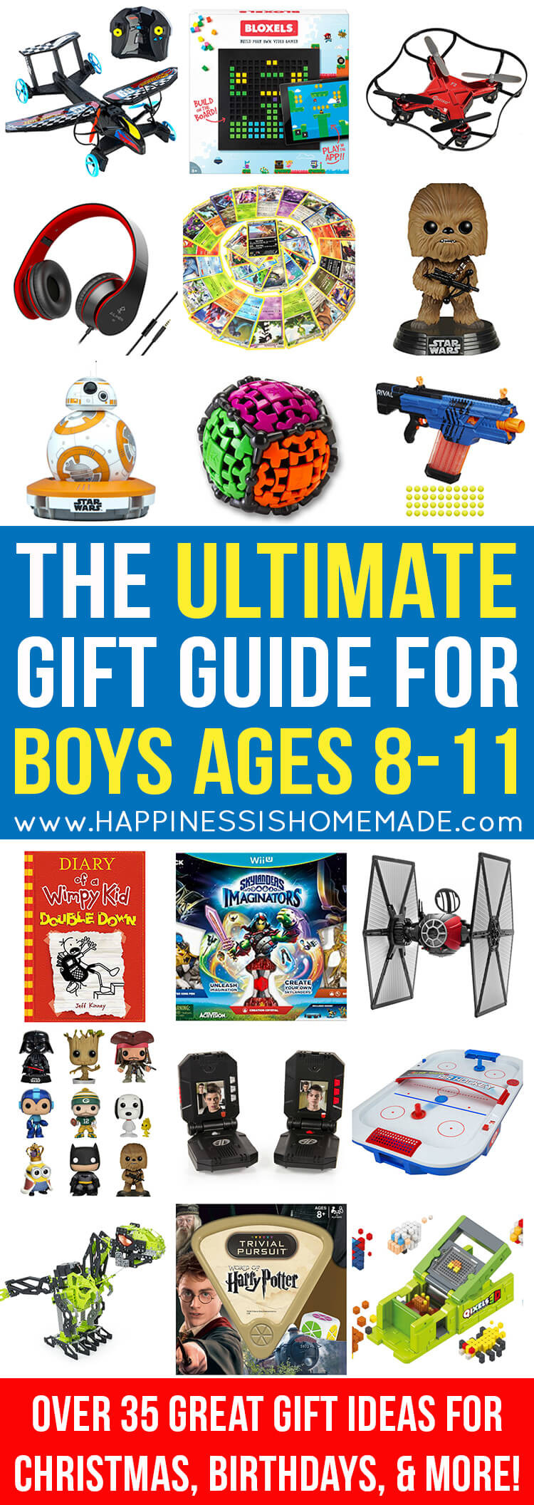 Christmas Gift Ideas For 10 Year Old Boy
 The Best Gift Ideas for Boys Ages 8 11 Happiness is Homemade