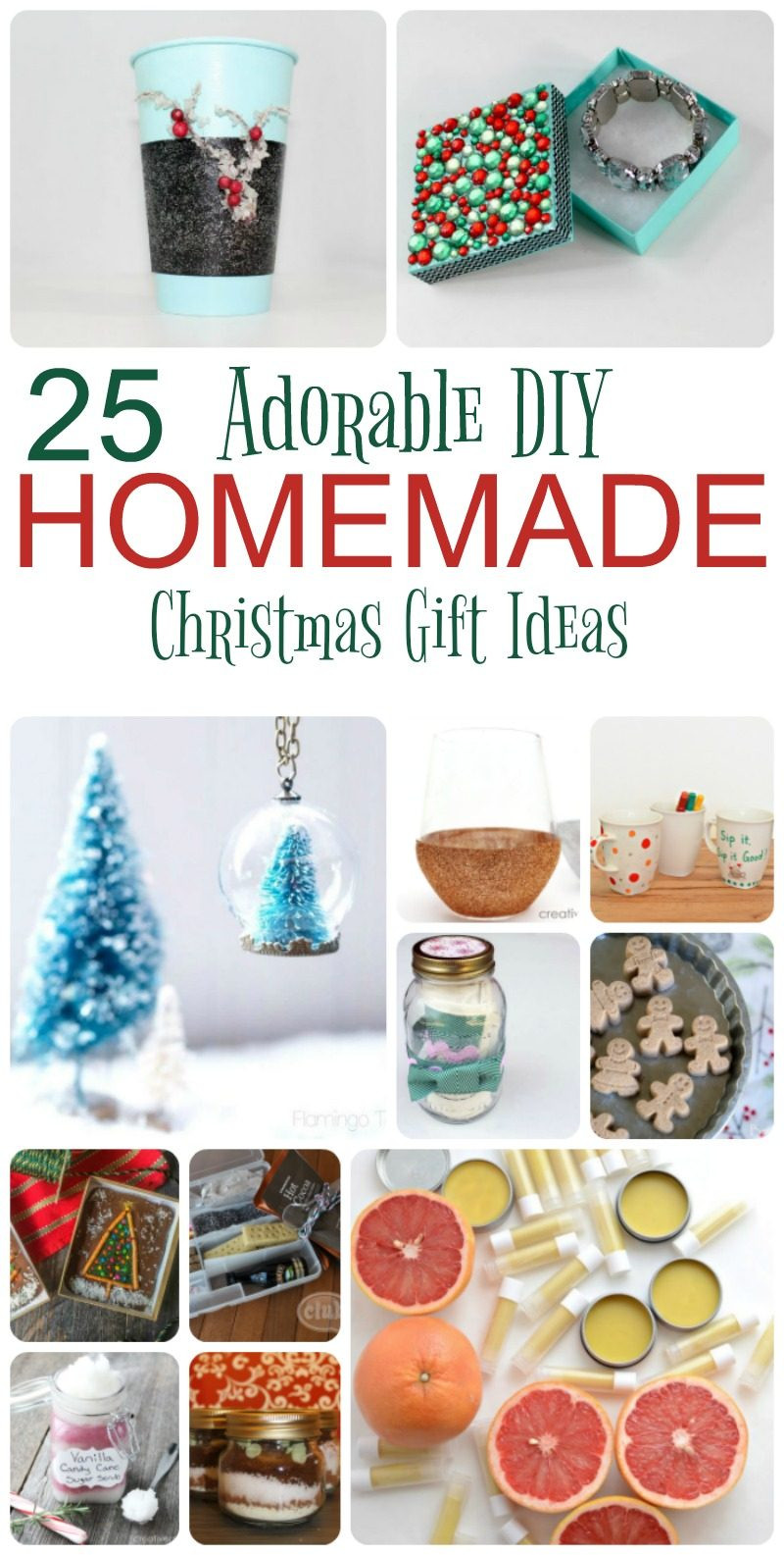 Christmas Gift Ideas For Adults
 25 Adorable Homemade Gifts to Make for Christmas Pretty