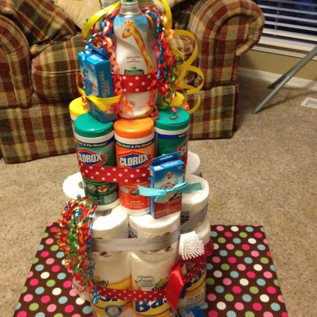 Christmas Gift Ideas For Babysitters
 Cleaning cake Made this for my daycare provider This is