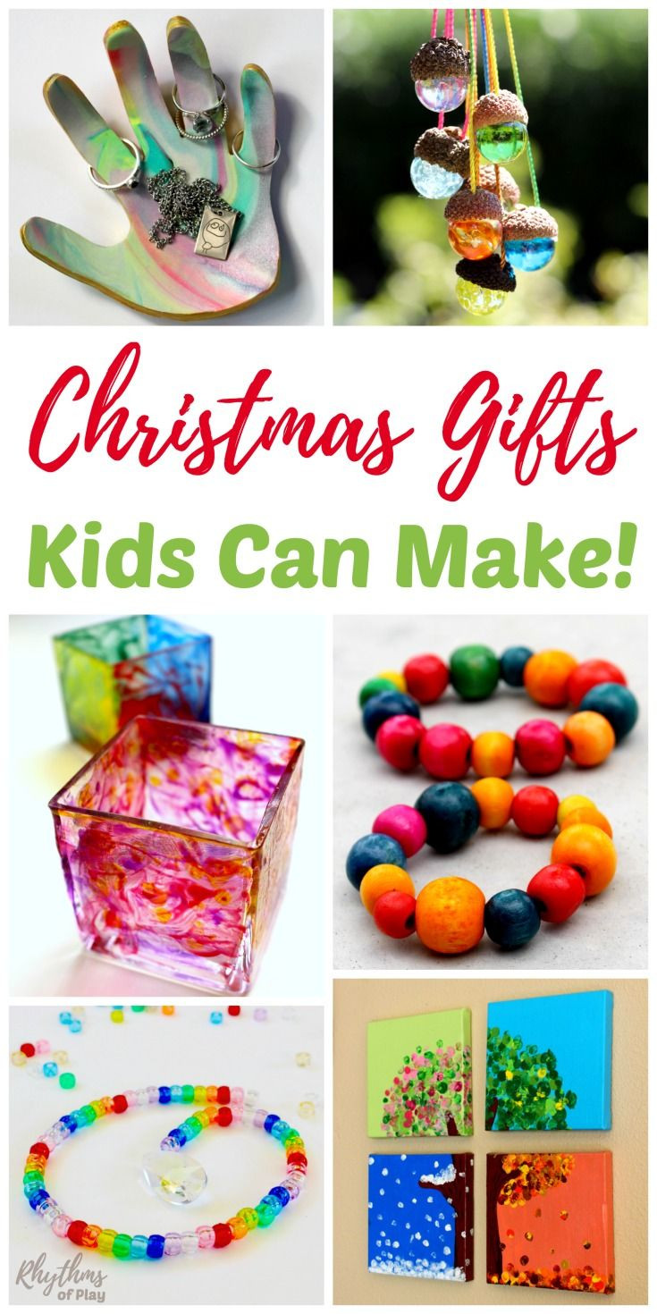 Christmas Gift Ideas For Kids To Make
 Homemade Gifts Kids Can Make for Parents and Grandparents