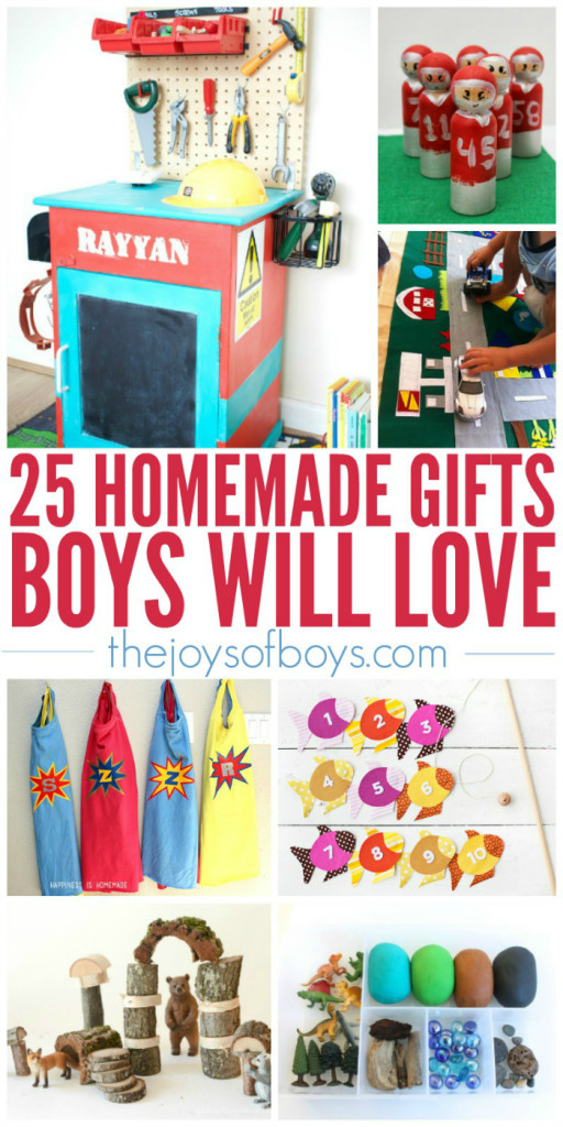 Christmas Gift Ideas For Toddler Boy
 Homemade Gifts Boys Will Love