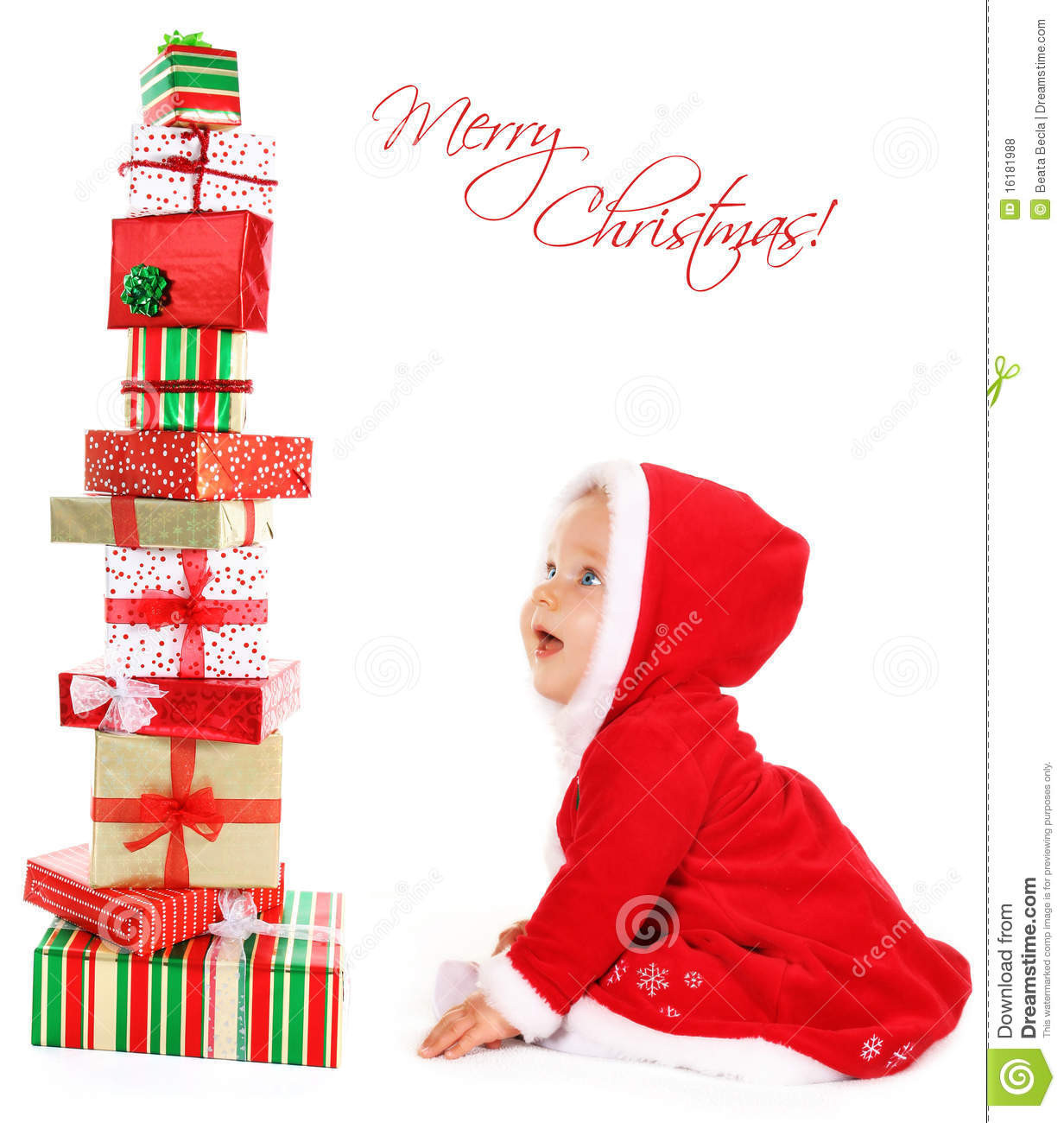 Christmas Gift Ideas From Baby
 Christmas Baby With Gifts Royalty Free Stock s