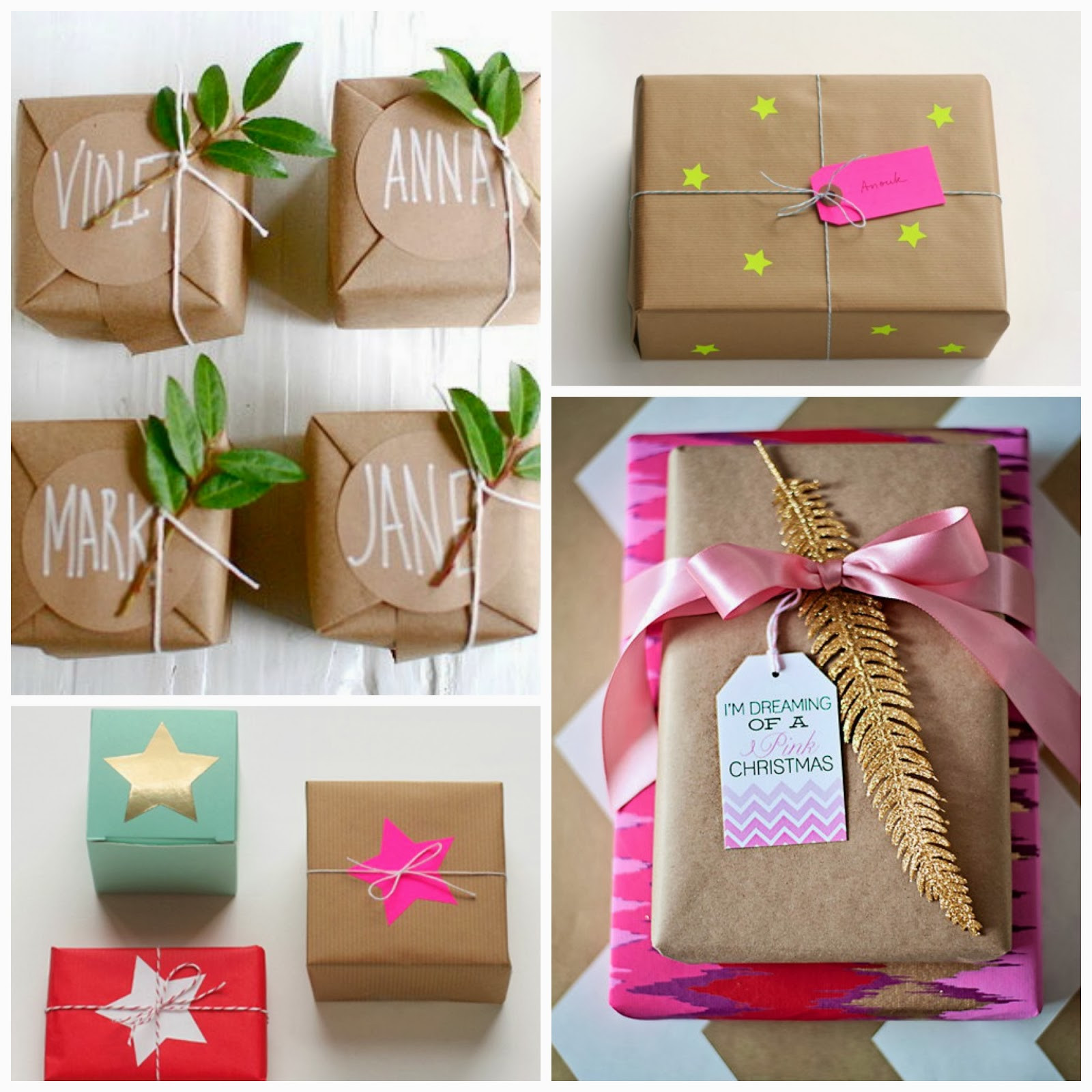 Christmas Gift Ideas On Pinterest
 honey and fizz Christmas Gift Wrapping Ideas