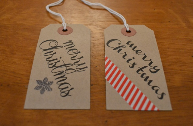 Christmas Gift Tags DIY
 34 Festive and Fun DIY Christmas Gift Tags