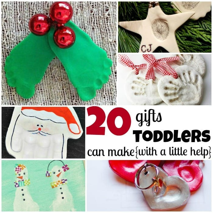 Christmas Gifts From Toddlers
 20 Gifts Toddlers Can Make with a little help