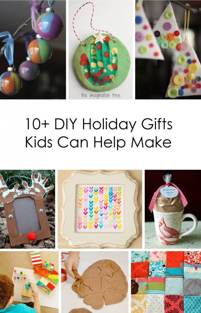 Christmas Gifts From Toddlers
 10 DIY Holiday Gifts Kids Can Help Make