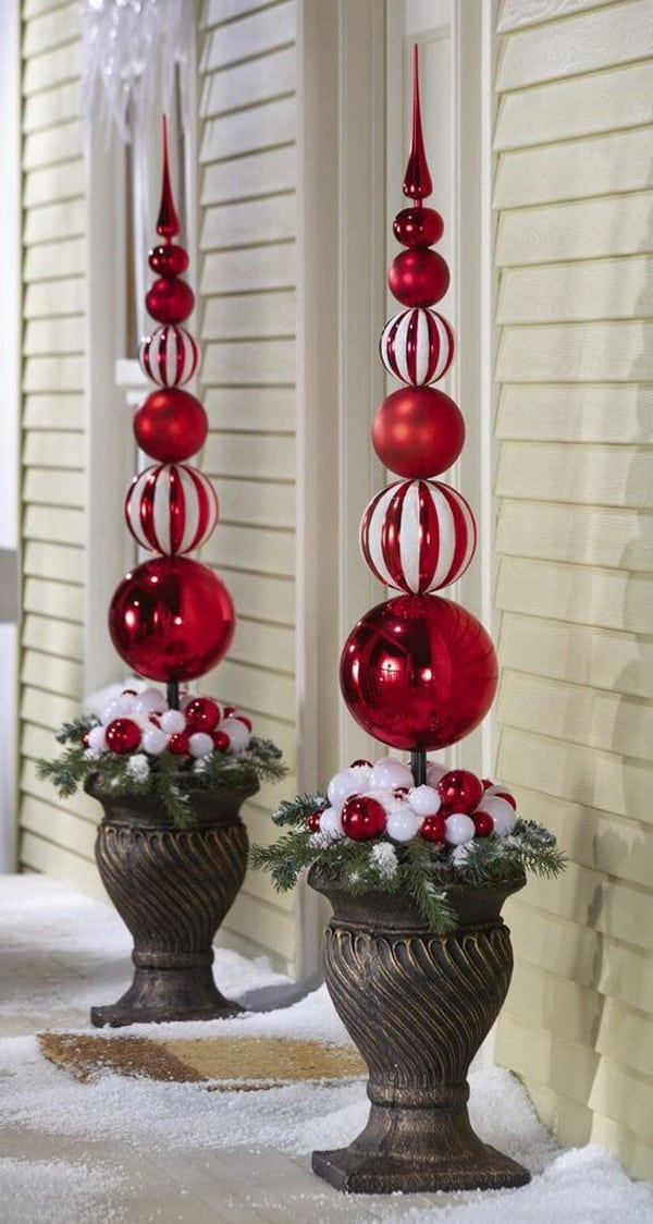 Christmas Ideas For Outside
 50 Fabulous outdoor Christmas decorations for a winter