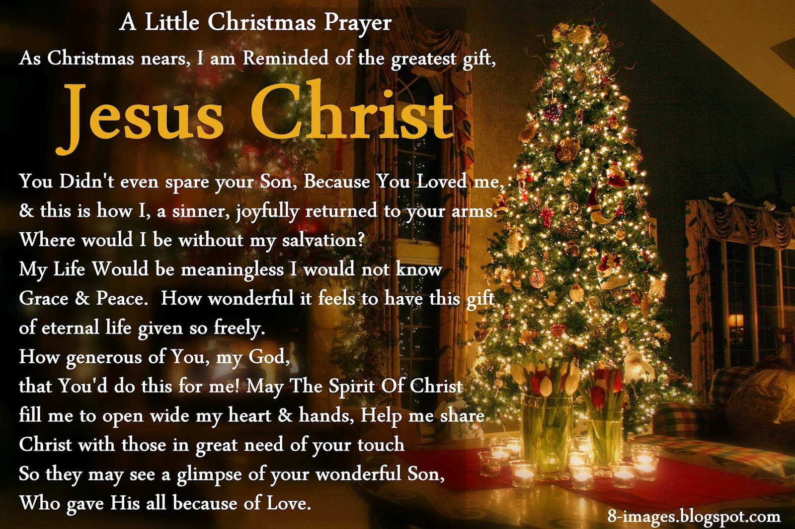 Christmas Jesus Quote
 Christmas Prayer As Christmas Nears I am Reminded The