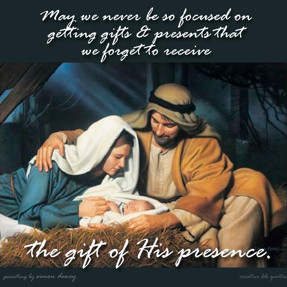 Christmas Jesus Quote
 Lds Christmas Quotes QuotesGram