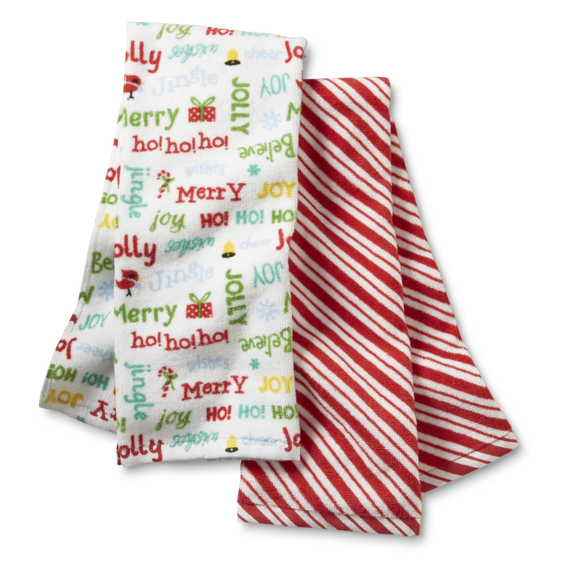 Christmas Kitchen Towels
 Trim A Home 2 Pack Christmas Kitchen Towels Candy Cane