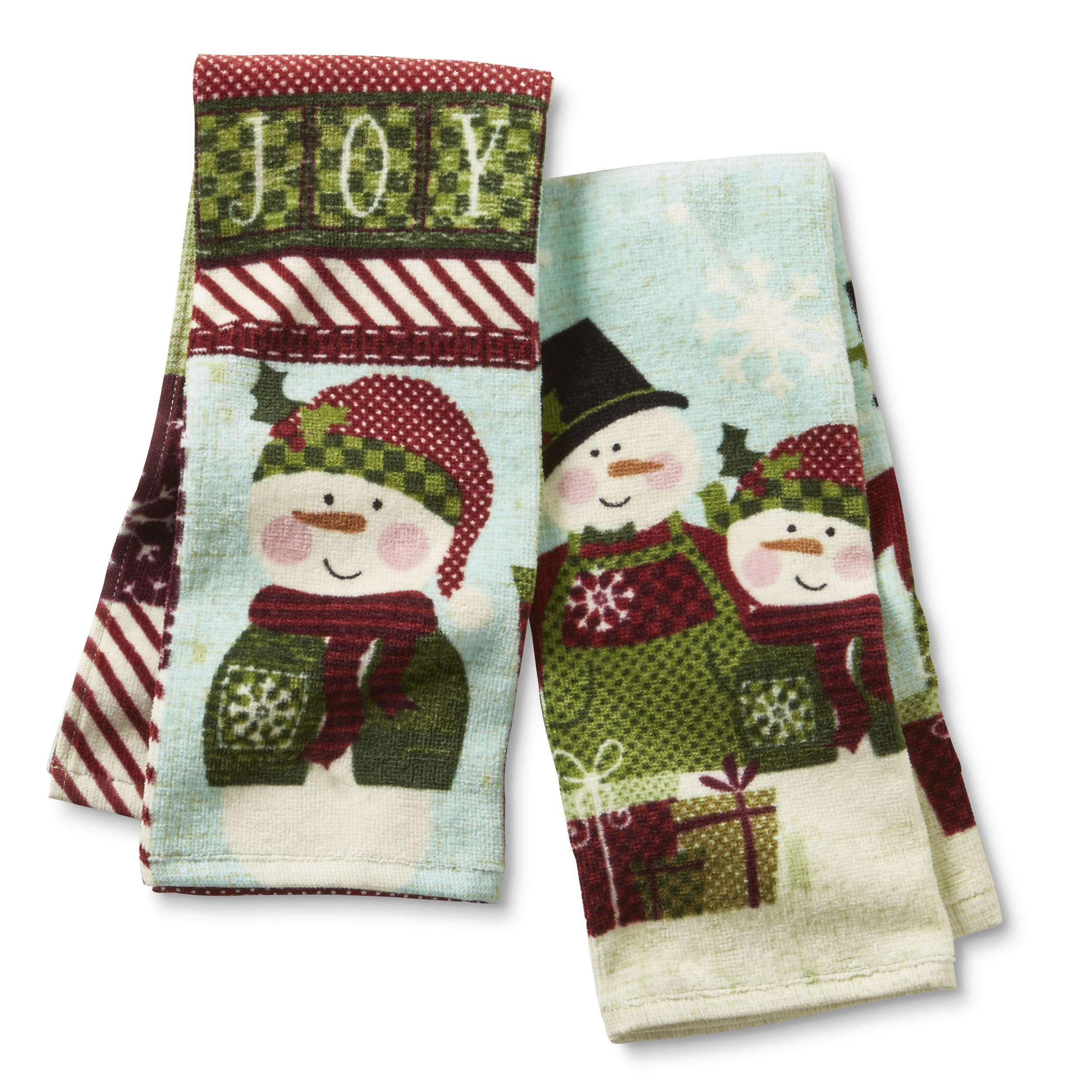 Christmas Kitchen Towels
 Trim A Home 2 Pack Christmas Kitchen Towels Snowman