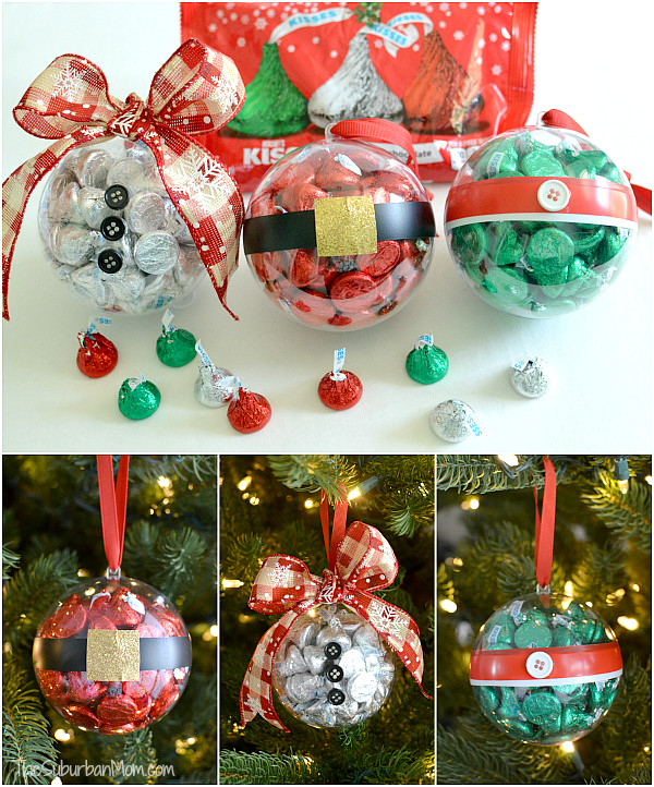 Christmas Ornament DIY
 DIY Christmas Ornaments With Hershey s Kisses