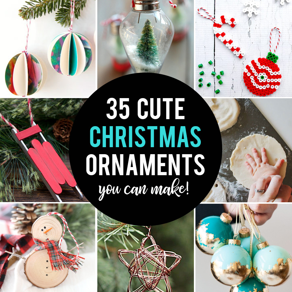 Christmas Ornament DIY
 35 beautiful DIY handmade Christmas ornaments It s