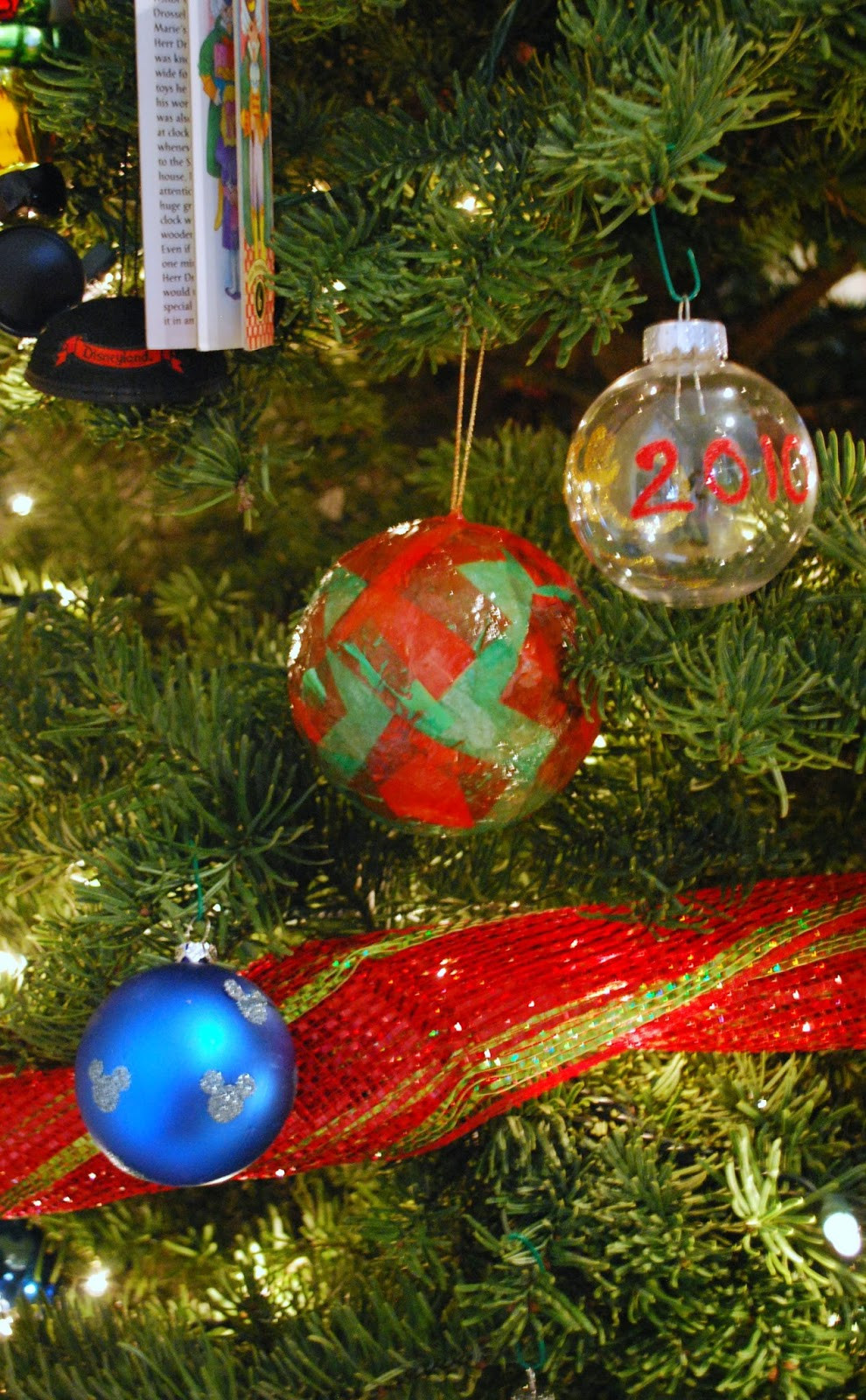 Christmas Ornament DIY
 Homemade Christmas Ornaments with Tissue Paper Mess for Less