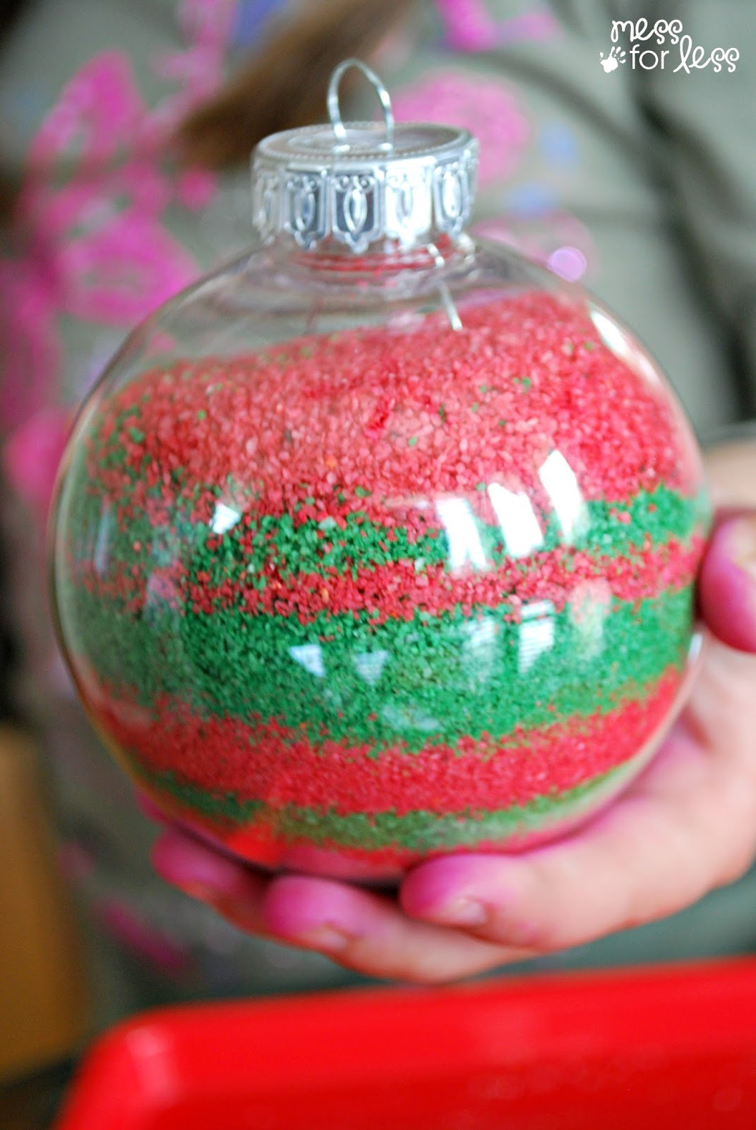 Christmas Ornament DIY
 Kids Homemade Christmas Ornaments Mess for Less